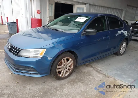 2015 Volkswagen Jetta 2.0L S from USA, damaged, VIN 3VW2K7AJXFM237357